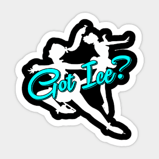 Break the ice skater skating winter sport Sticker